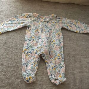 Carter's Floral Print Kids Footie